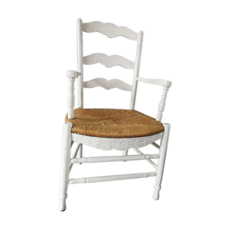 Straw armchair