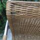 Ludwig van der Rohe MR12 rattan and tubular chrome armchair