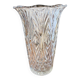 Large transparent glass vase