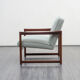 Pair of vintage armchair, cherry, restored