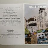 Painting / Oil on canvas signed POINDRELLE. the Luxembourg Gardens