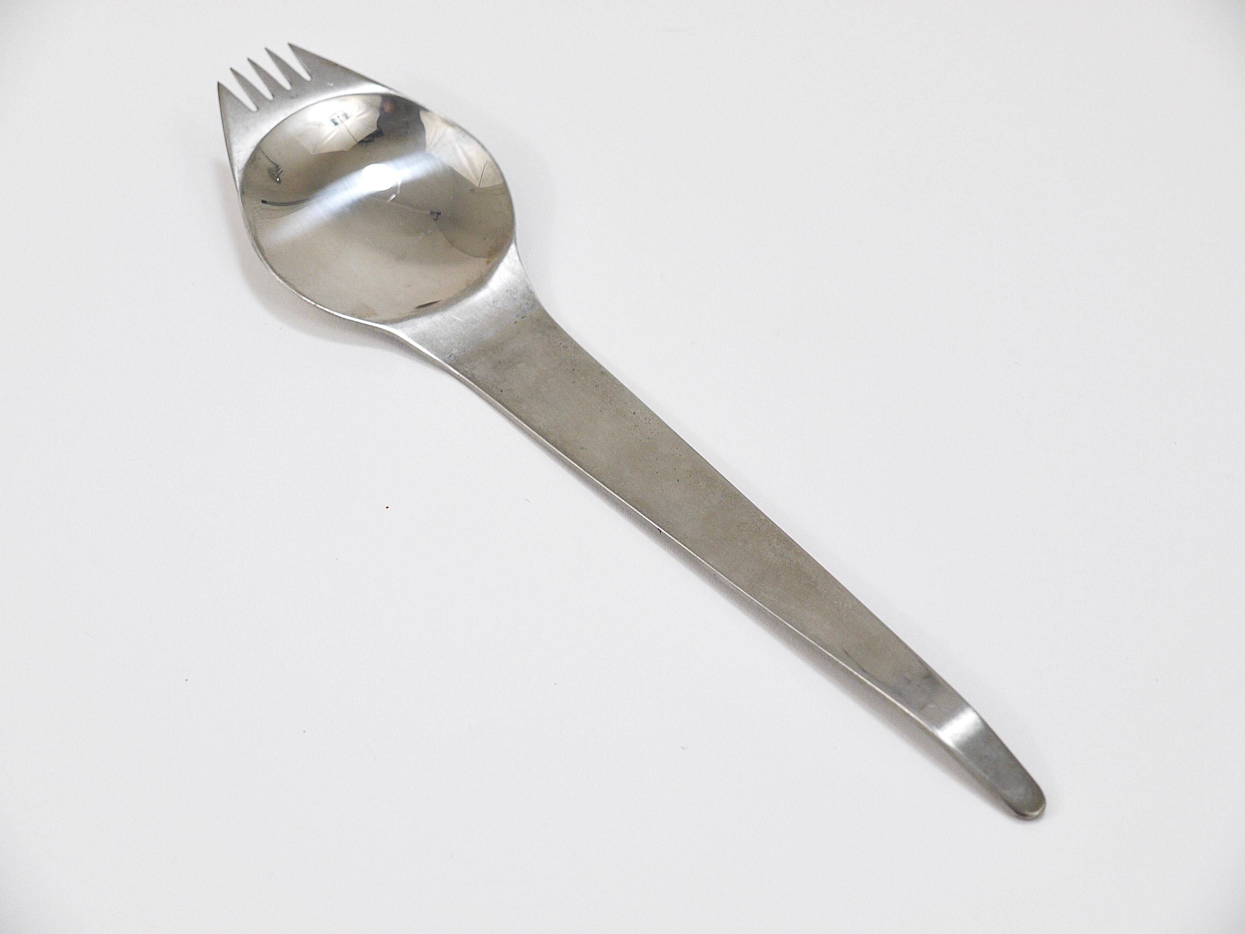 Jusqu'à 7 Sporks de fête mi-siècle (Cuillère & Fourchette) Flatware Göffel par Amboss Autriche