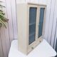 Meuble vitrine murale armoire en bois  50’s