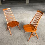 Elegant lounge chairs, 1955, set of 2