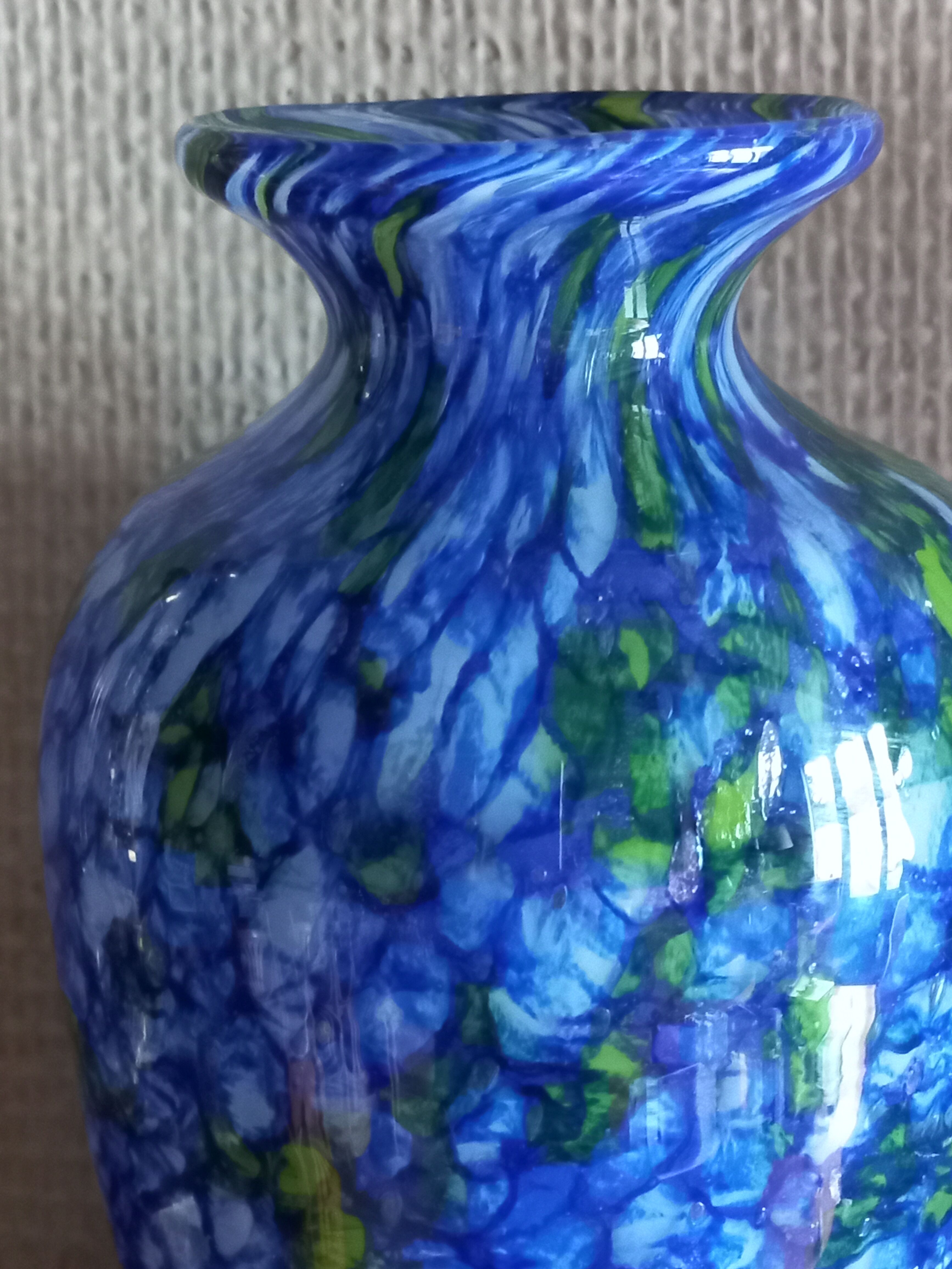 Murano blown glass vase