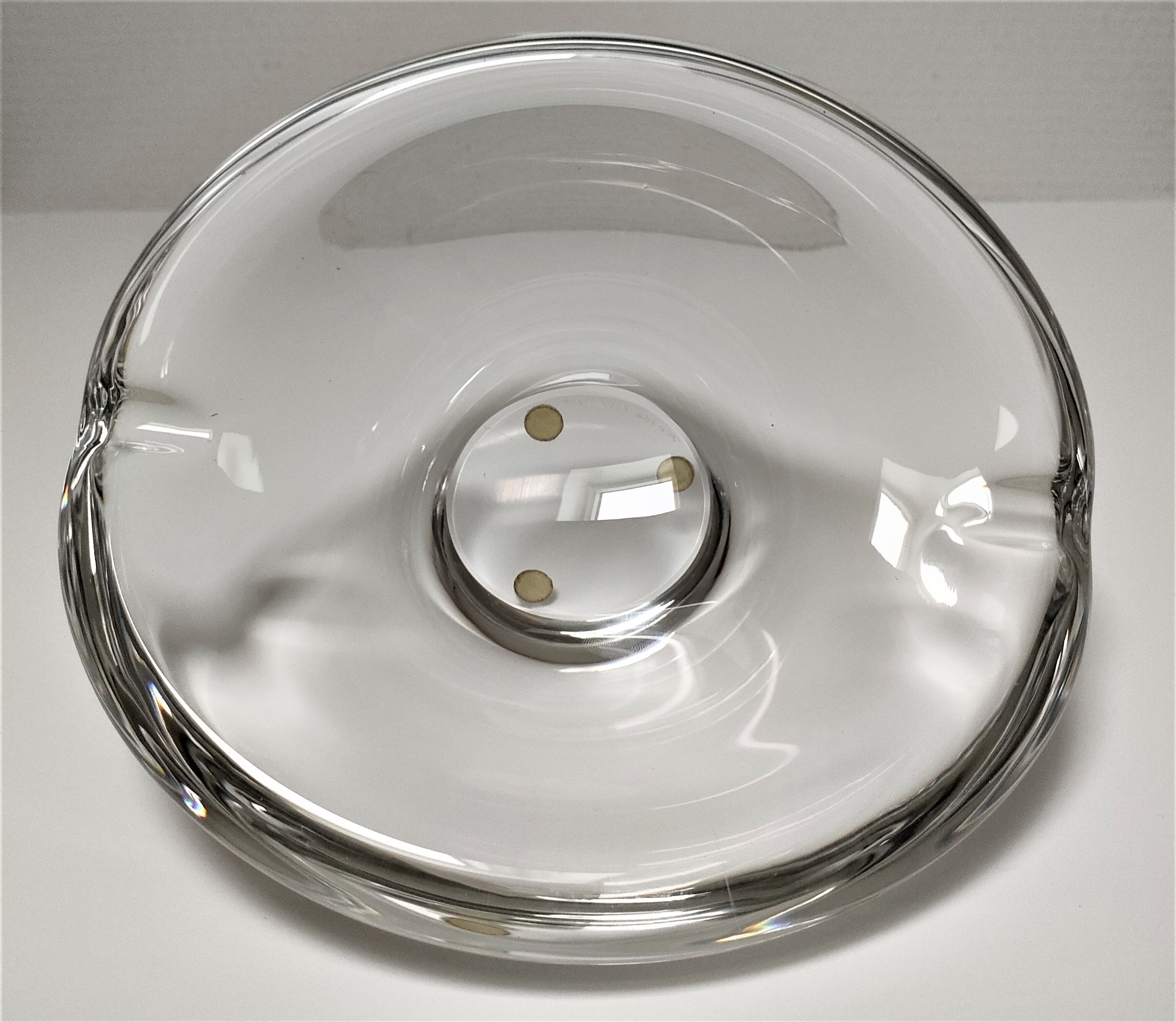Design art glass ashtray by Kosta