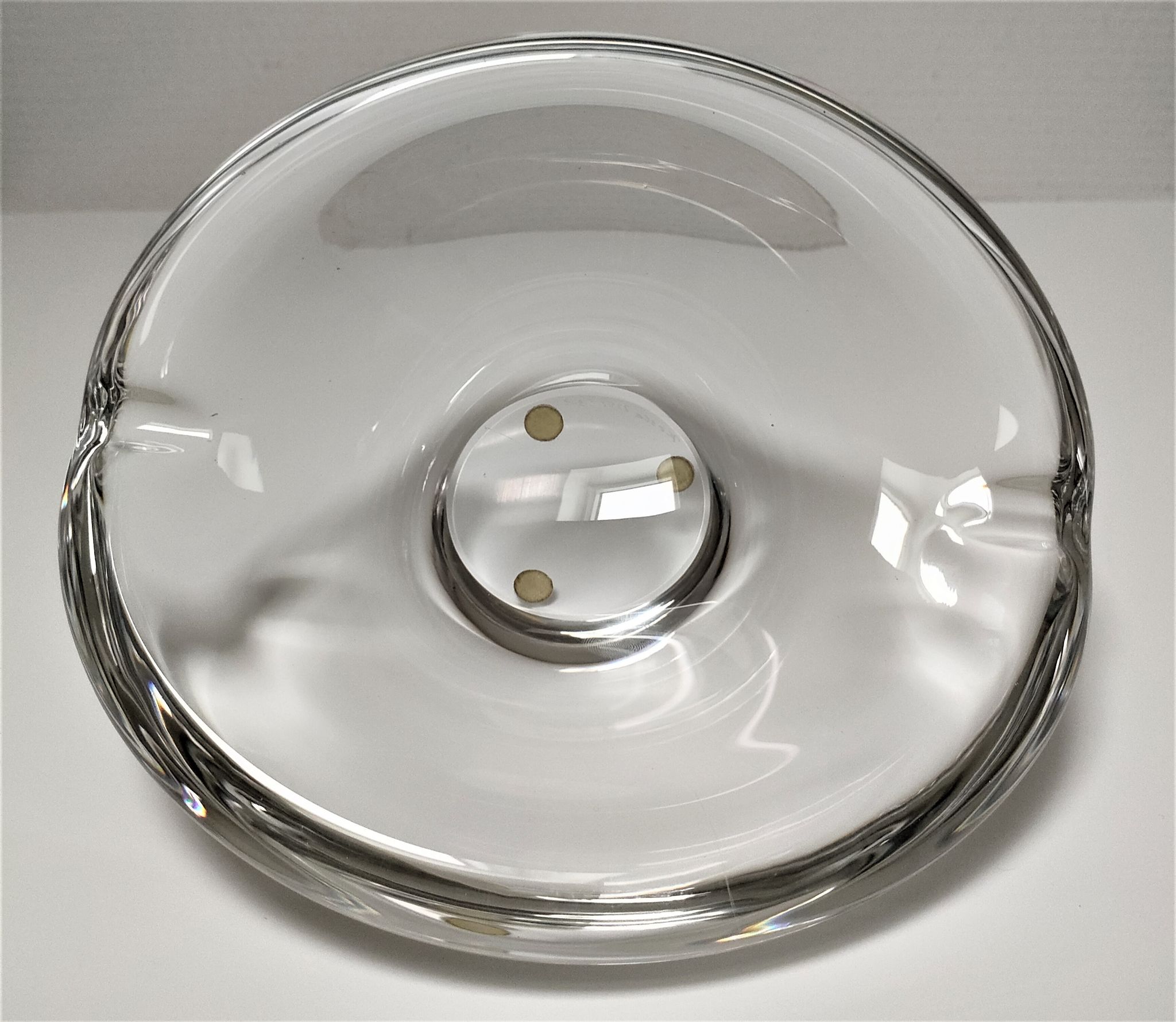 Design art glass ashtray by Kosta