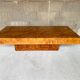 Table basse loupe d’orme Roche Bobois vintage 70s