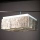 Large Vintage J.T. Kalmar Glass Flush Mount - 1960s Austrian Ceiling Light