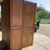 Large pine wardrobe