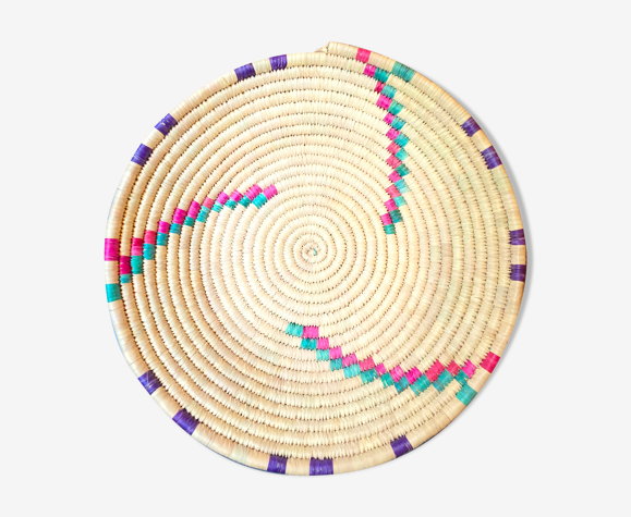 Plat africain en doum xl