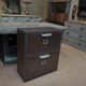 Industrial low cabinet with 2 drawers, 1950s