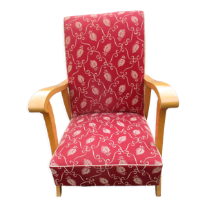 Fauteuil scandinave en - tissu