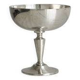 Coupe en métal argenté vintage