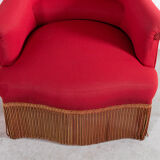 Red toad chair