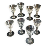 8 Art Deco bistro glasses