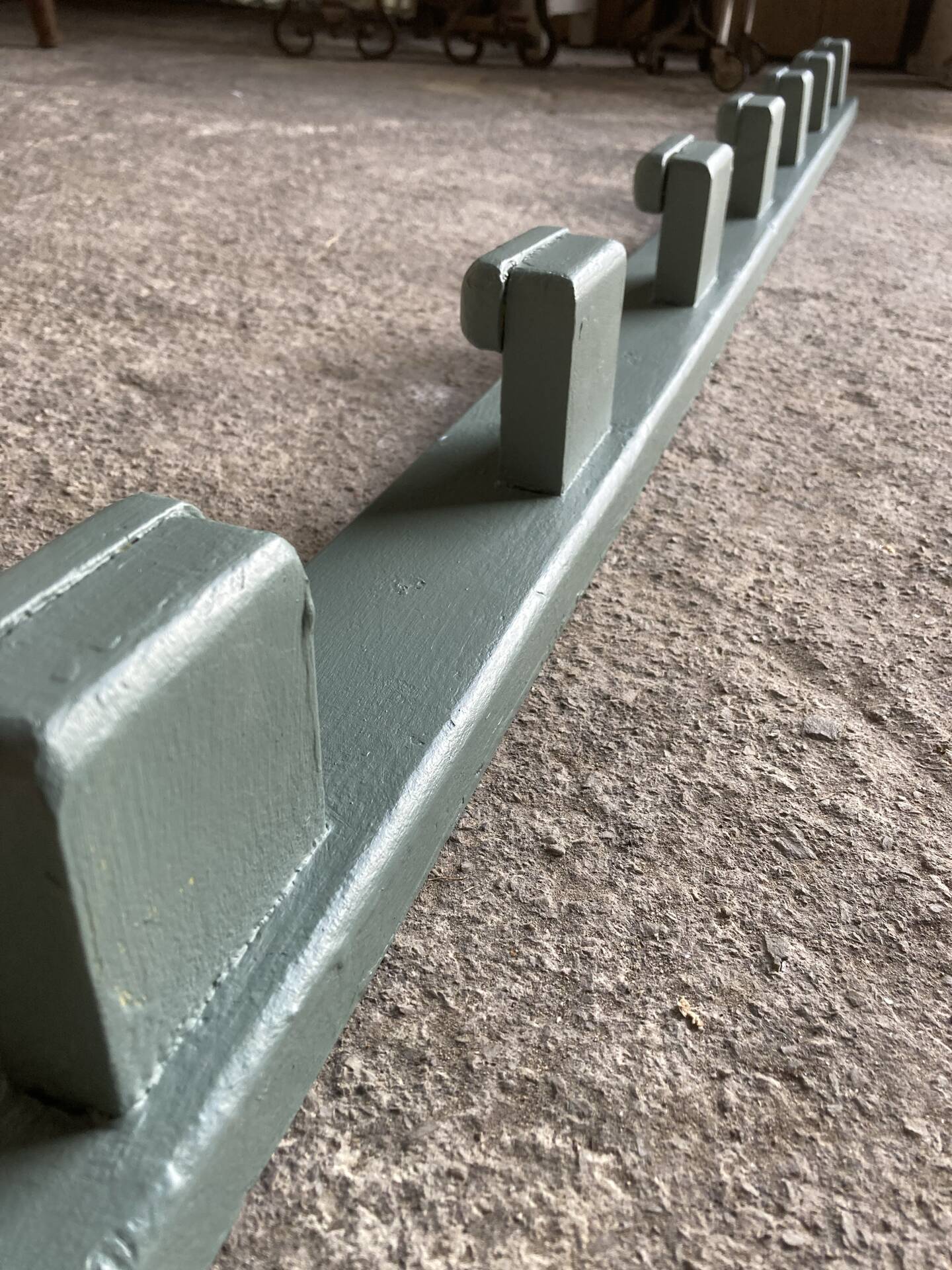 Wall coat rack with 10 hooks