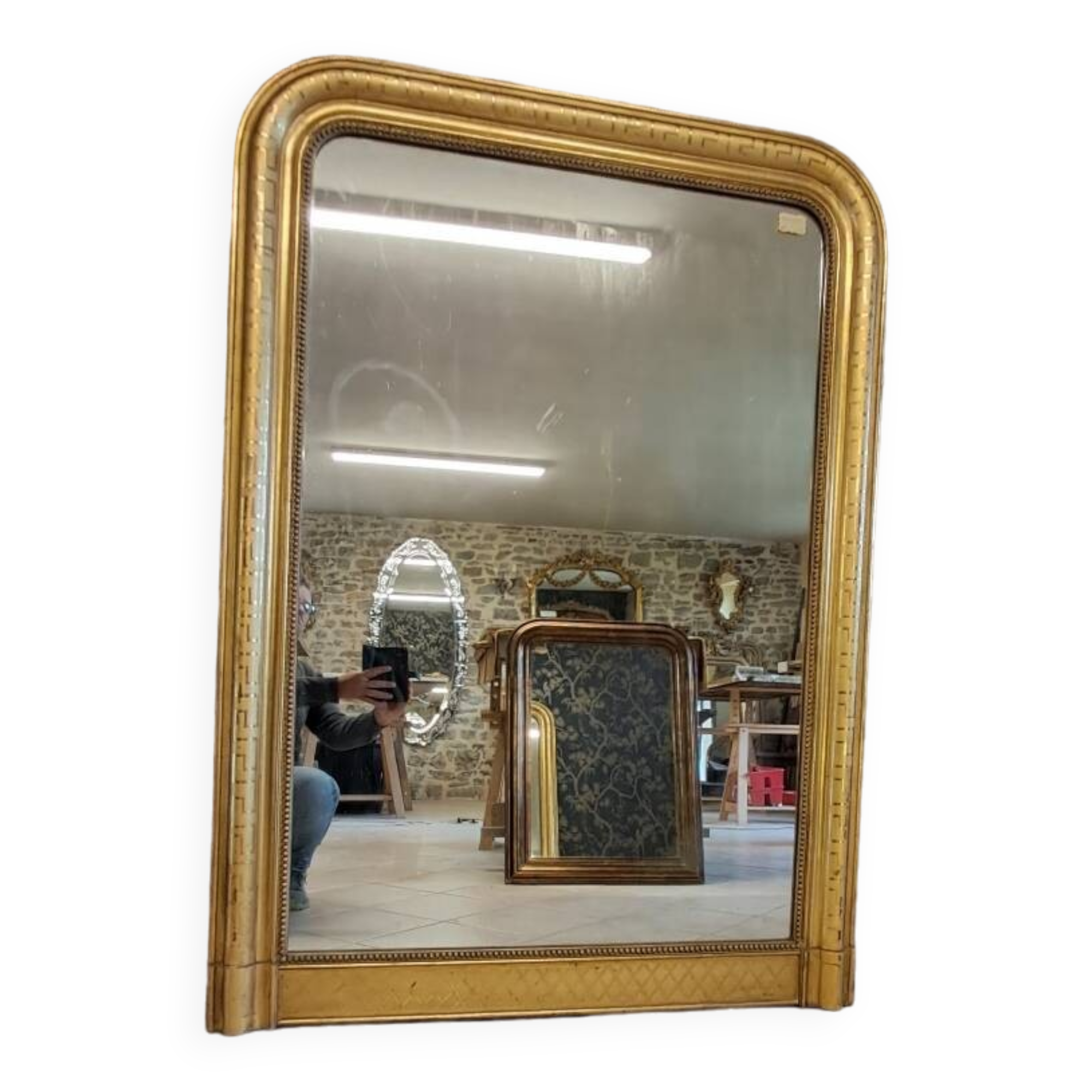 Louis Philippe period mirror 141 x 102