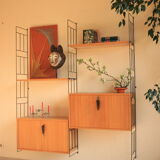 Wall floor, furniture with secretary box 50s