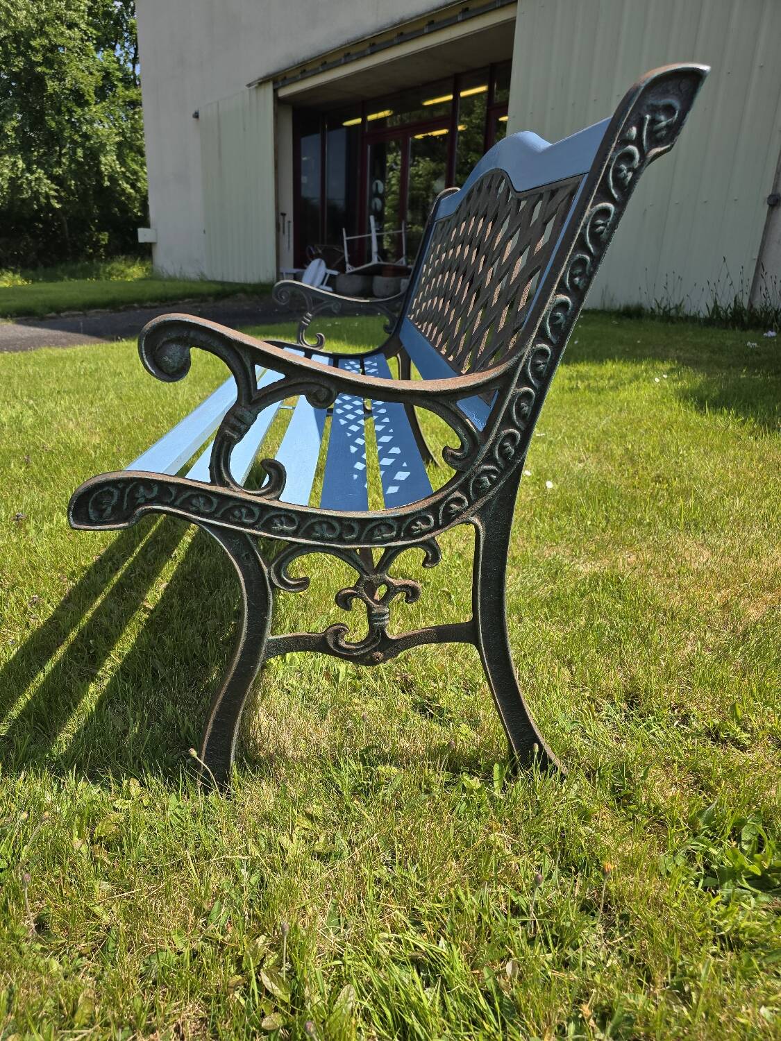 Antique garden bench