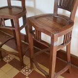 Pair of Arts and Crafts stools