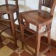 Paire de tabourets Arts et Crafts