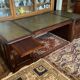 Immense oak solid wood staff desk in English style 248 x 114 cm