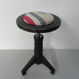 Art Deco piano stool on tripod