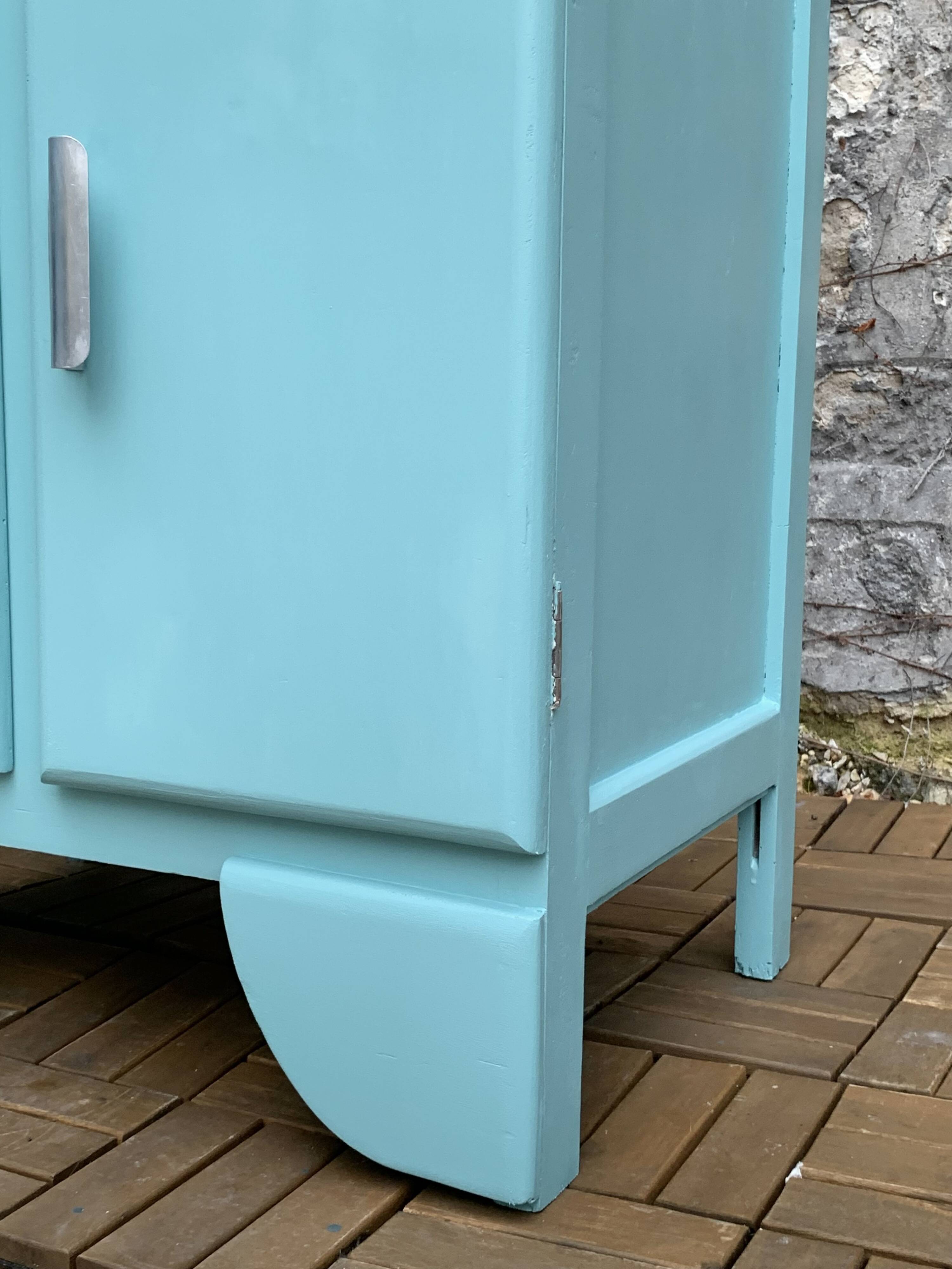Mado turquoise sideboard vintage 1950