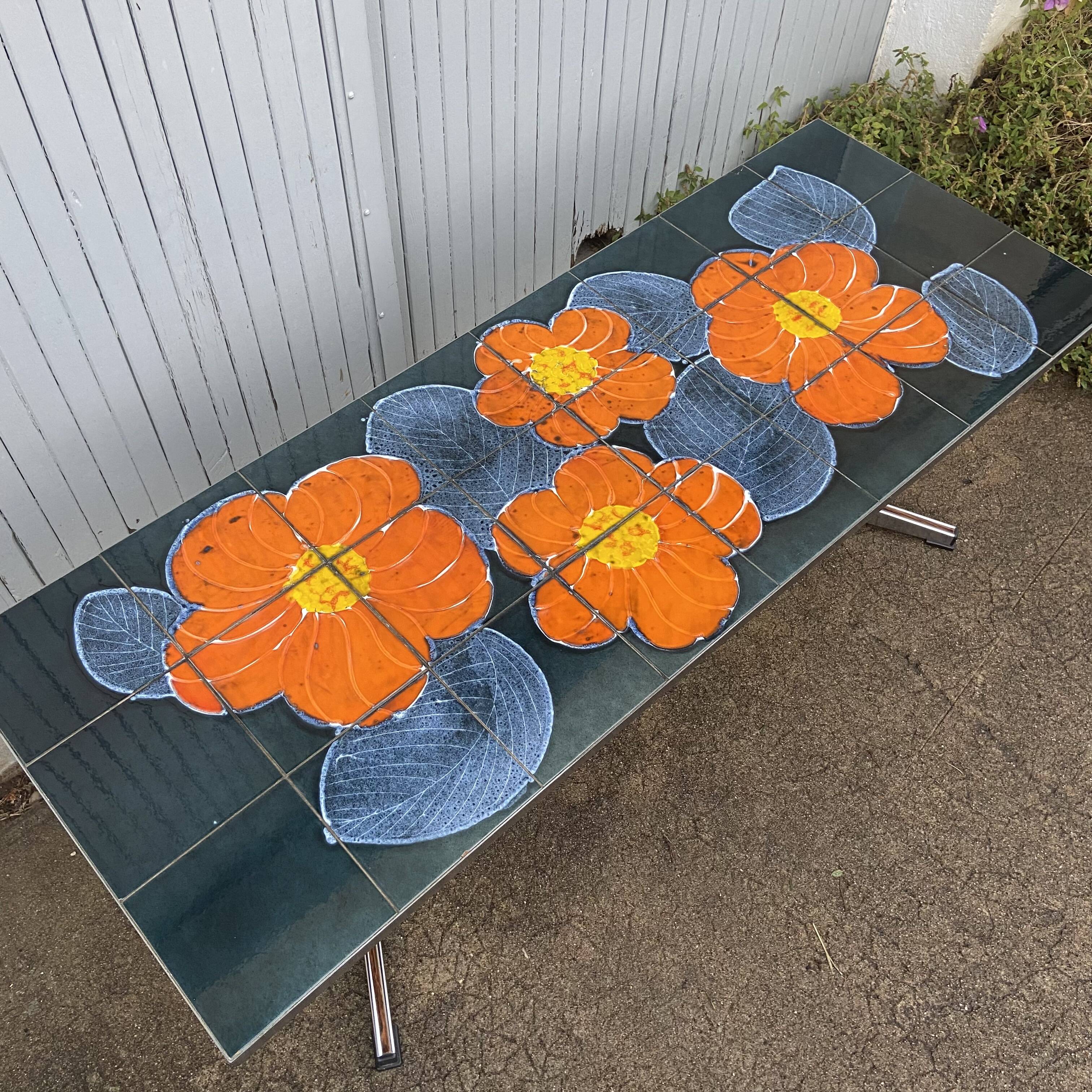 Vintage ceramic coffee table