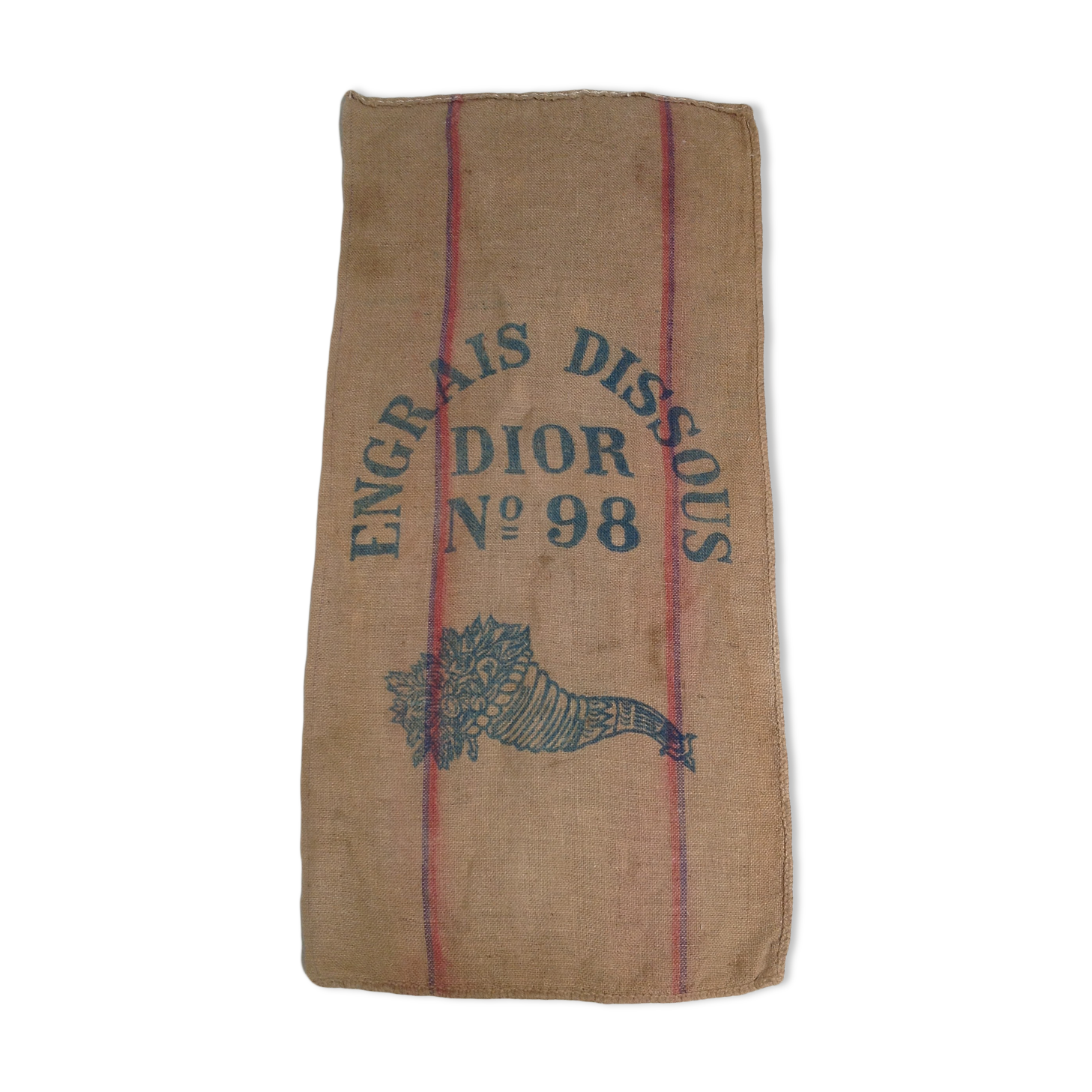 Dior burlap bag