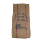Dior burlap bag