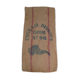 Sac en toile de jute  Dior
