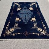 Tapis chinois, Pékin, bleu royal