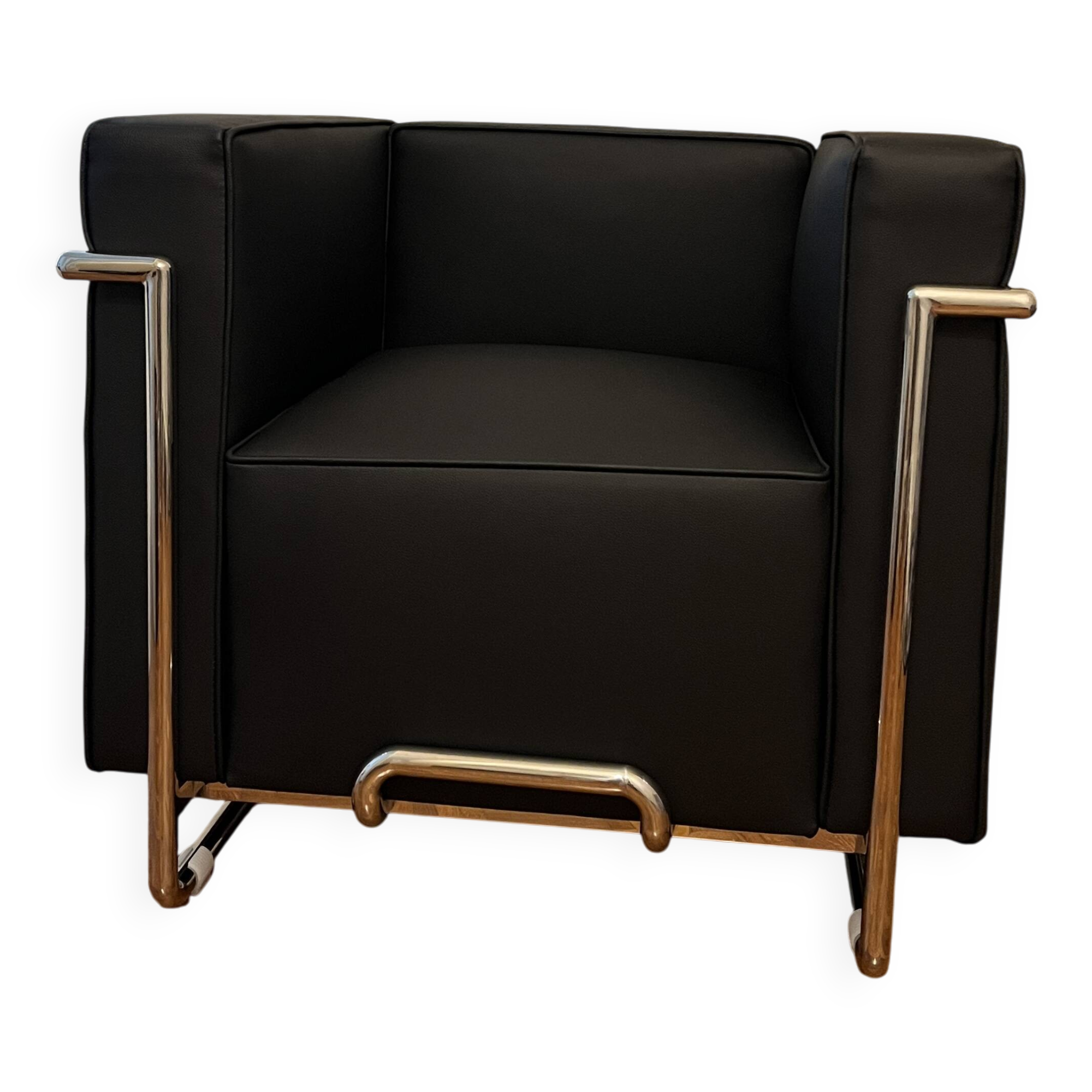 Vintage armchair inspired by Cassina Corbusier - The Masie