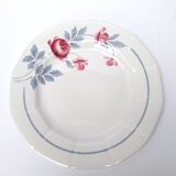 6 flat plates on St Amand earthenware