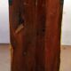 Burmese teak wall shelf with original yellow patina