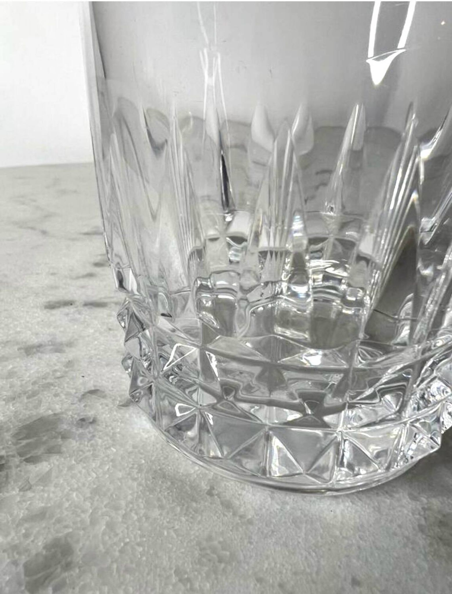 Crystal whisky glass