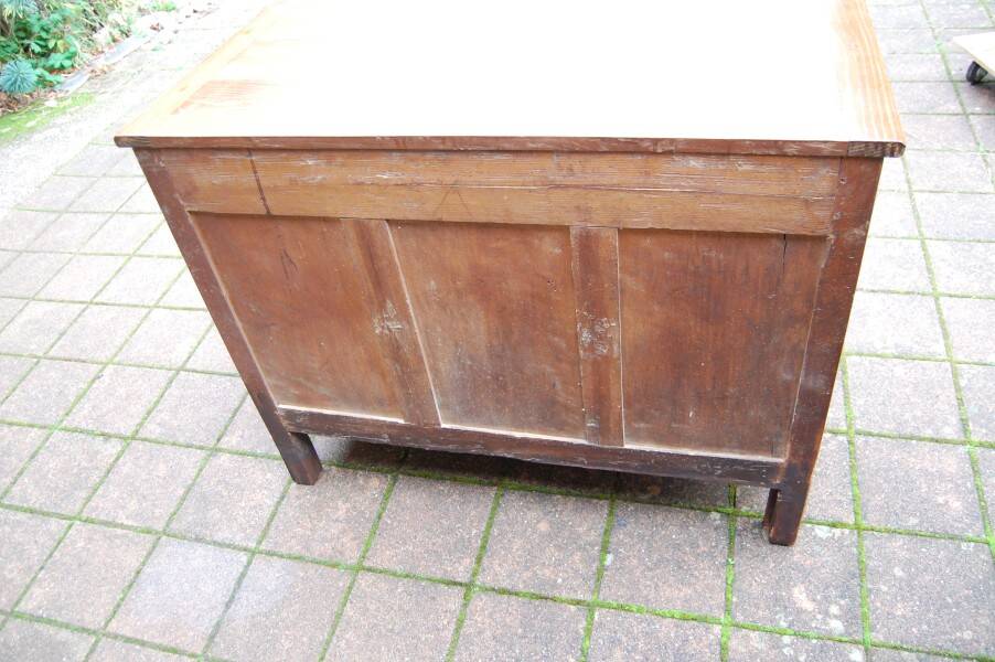 Louis XVI period walnut secretary chest from the 18th century