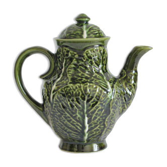 Vintage slurry cabbage leaf coffee maker