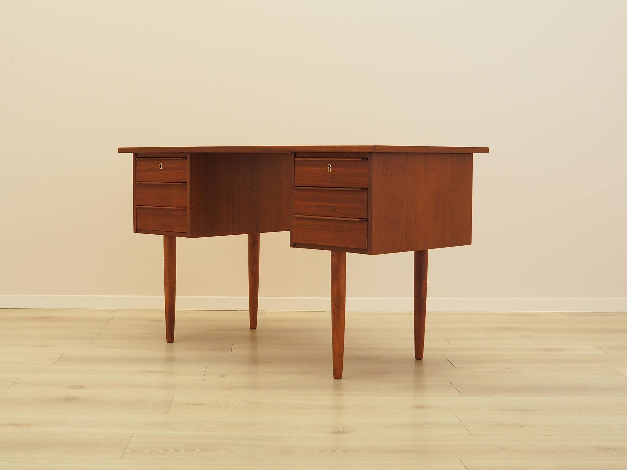Teak desk, Danish design, 1970s, made in Denmark