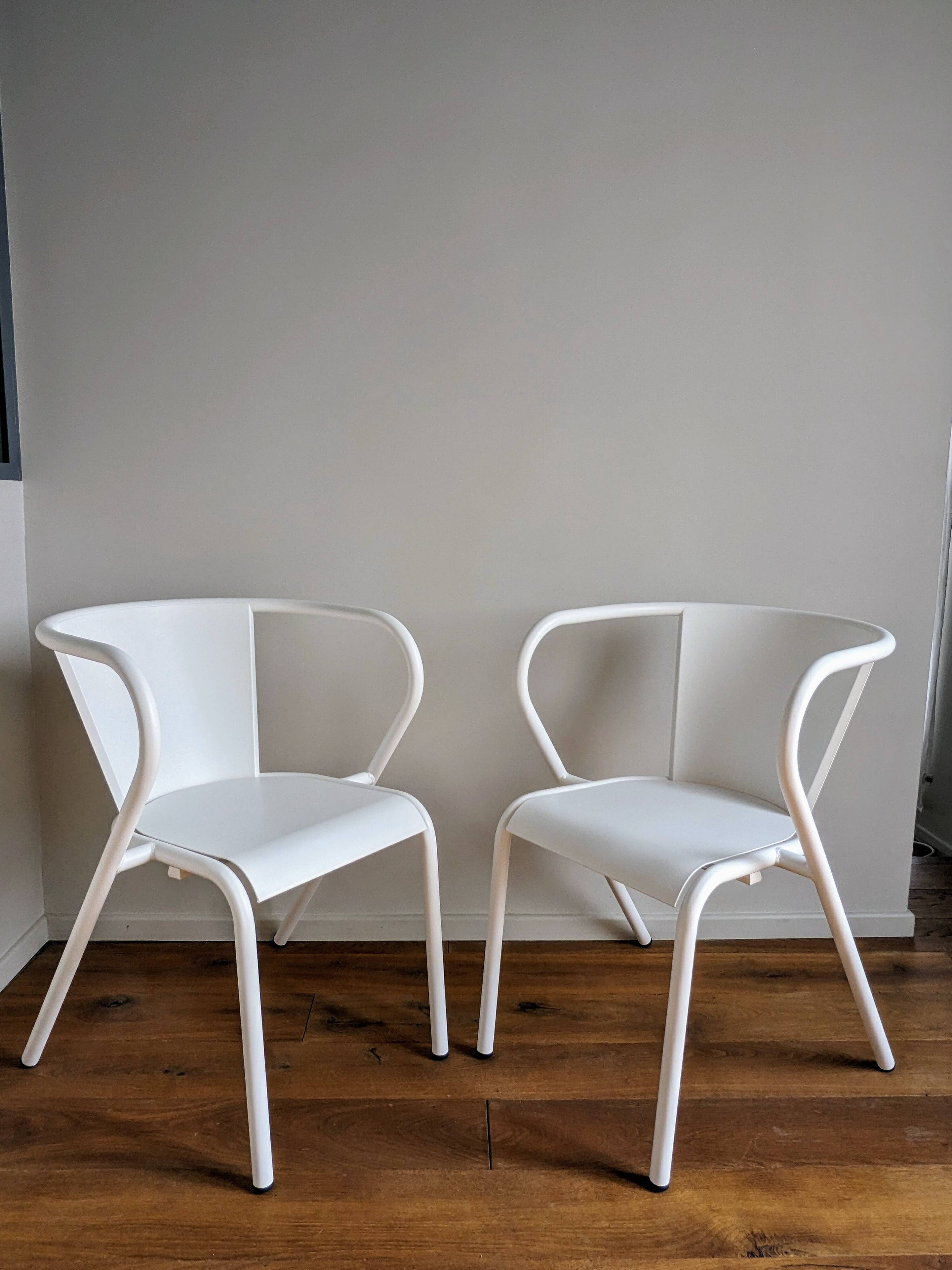 Chaises Adico 5008 blanches