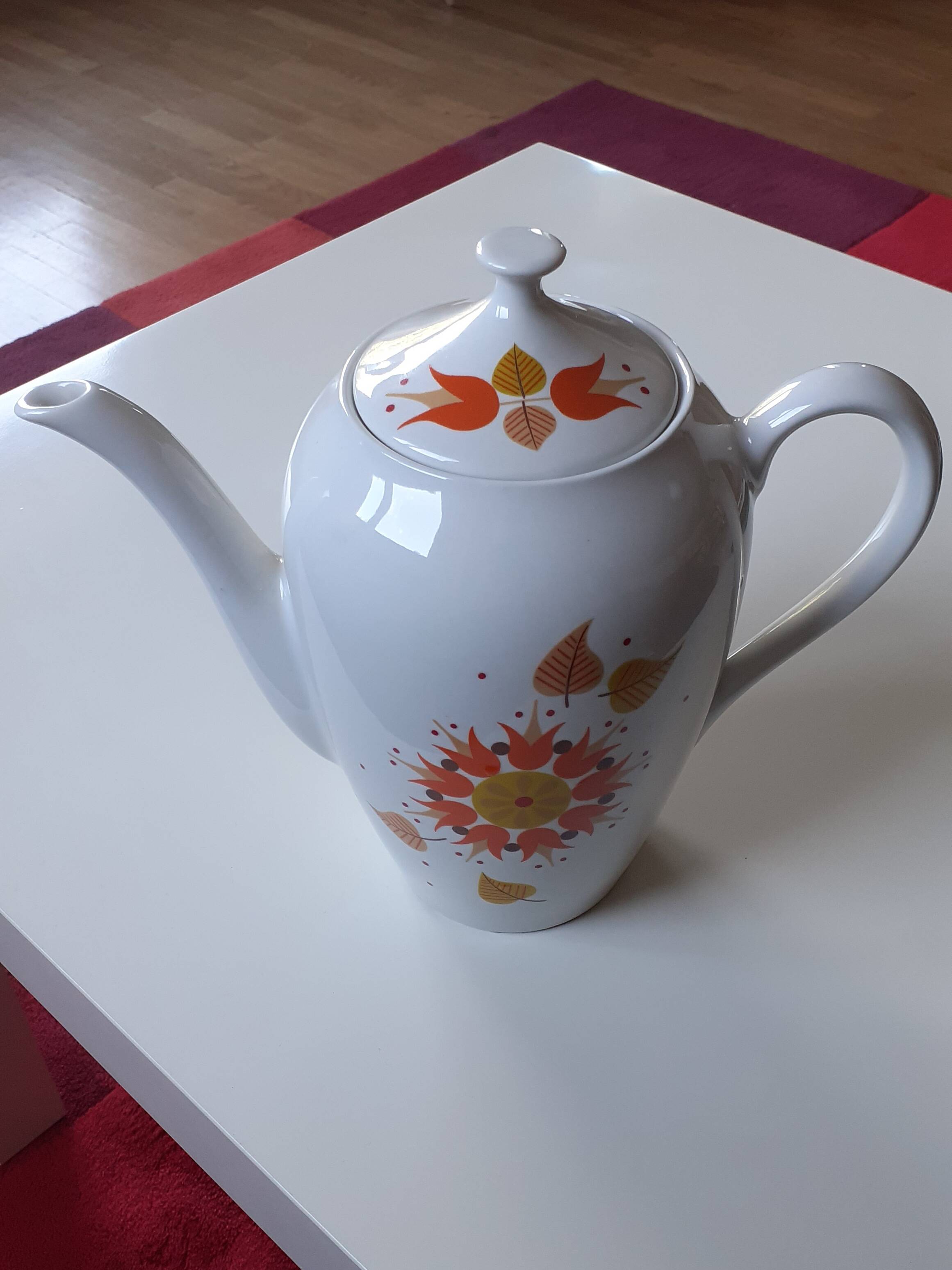 Vintage Italian porcelain coffee pot