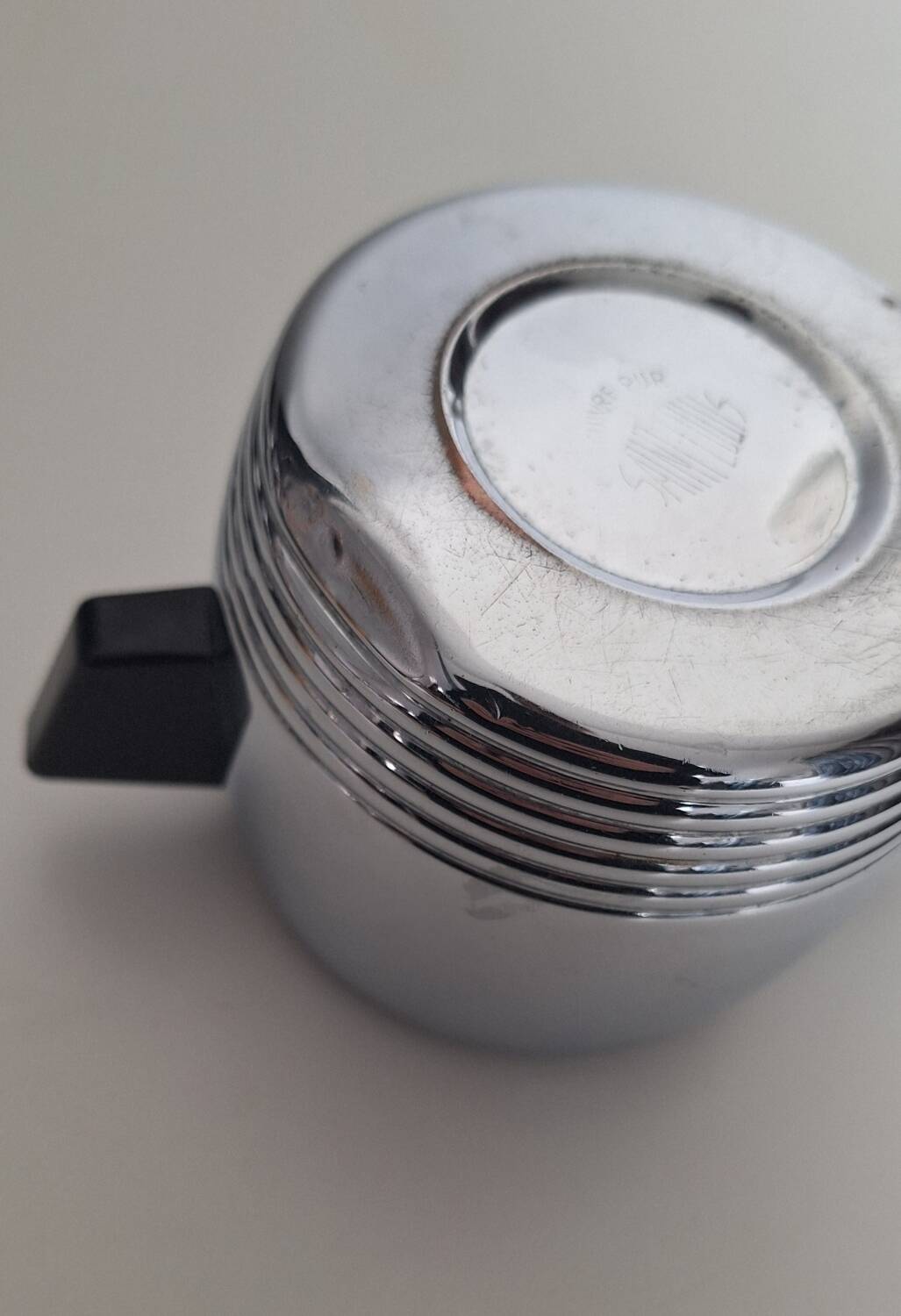Small metal sugar bowl