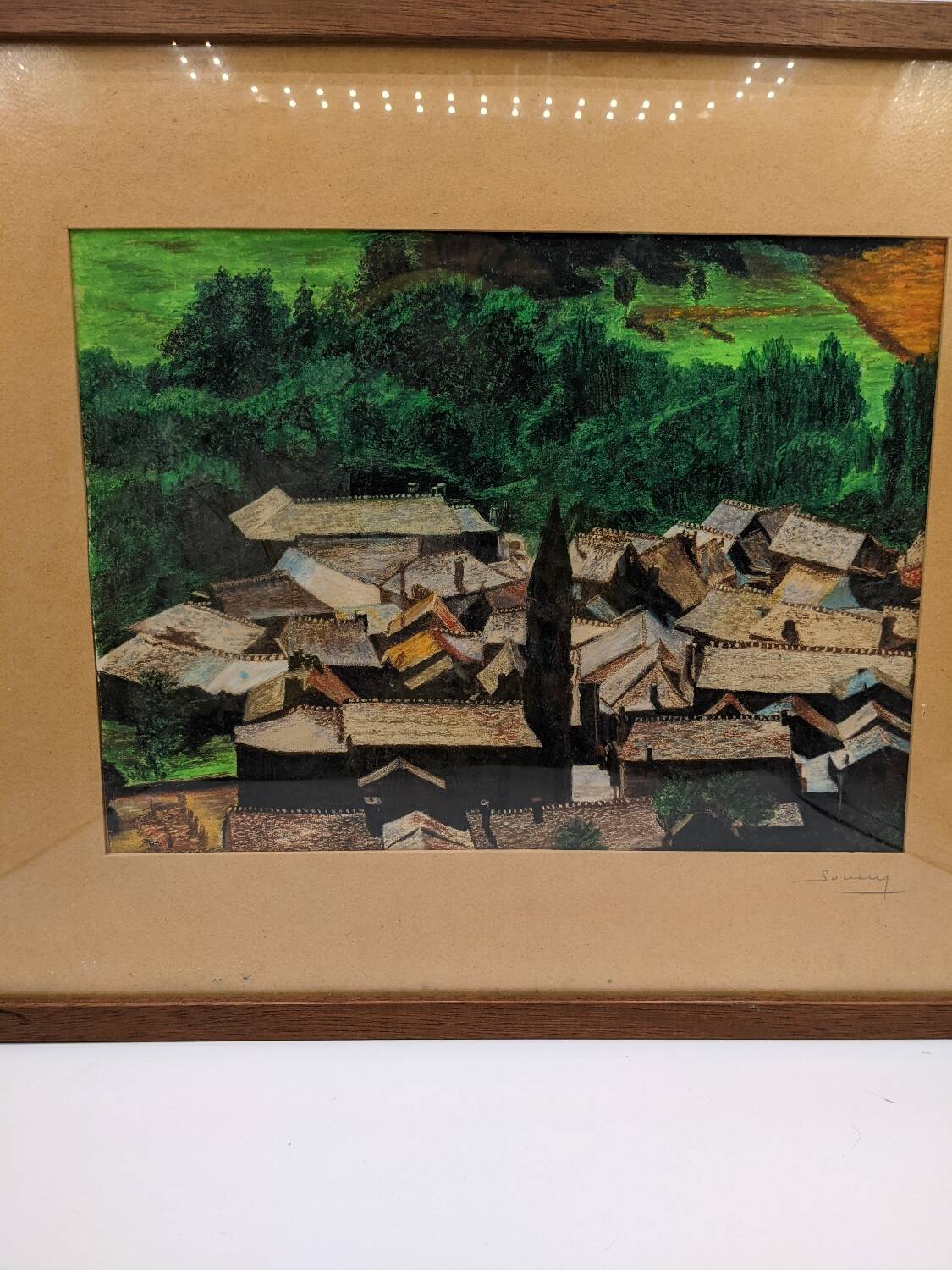 Robert SAVARY (1920-2000) - Original Signed Painting - Landscape of Vil