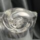 Daum, crystal vase with coiled sockets circa 1970
