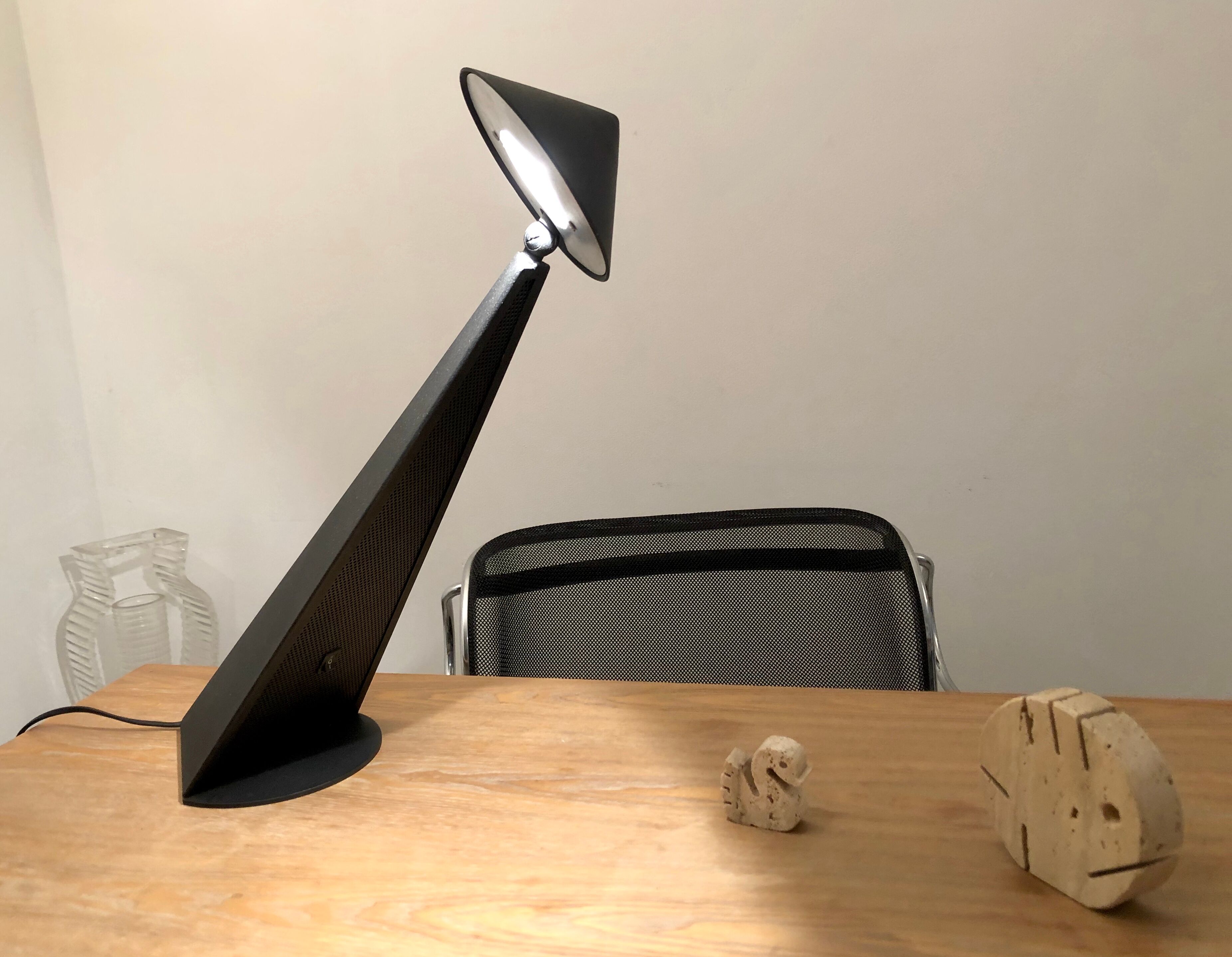 Toucan office lamp design Patrice Bonneau edition Genexco vintage 80s