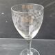 5 chiseled glass stems 1950