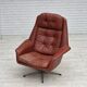 1970s, Danish design by H.W.Klein, swivel armchair, furniture leather.