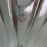 Textured glass centerpiece, made by Dartington